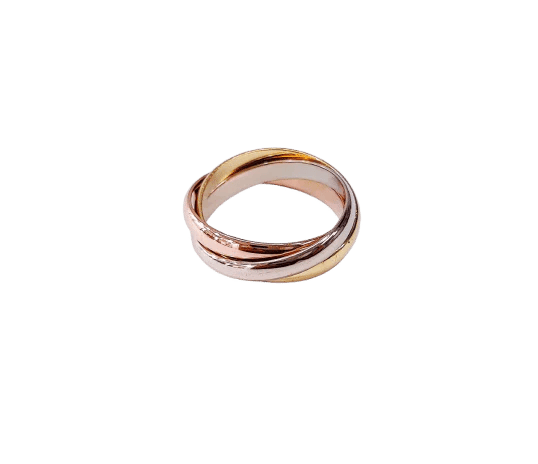 Bague 54 Alliance trois ors 18K (750‰) 58 Facettes ALL.3OR-1597