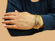 Bracelet Bracelet manchette en or jaune 18 carats 58 Facettes Brac.manch-1644