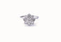 Bague 58 Bague marguerite en or blanc 18K et diamants 58 Facettes Bag.marg-1680