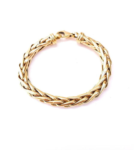 Bracelet Bracelet maille palmier en or jaune 18 carats 58 Facettes BRAC.palm.484.8