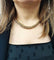 Collier Collier maille palmier en chute en or jaune 18K 58 Facettes COL.PALM-484.6