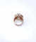 Bague 55 Bague Tank en or rose 18K sertie d’une aigue-marine 58 Facettes BagTank.A.M-1725