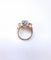 Bague 55 Bague Tank en or rose 18K sertie d’une aigue-marine 58 Facettes BagTank.A.M-1725