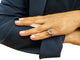 Bague 51 GEMMYO Lefkos - Bague marguerite en or rose 750, diamants 58 Facettes GYO.1722/2