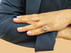 Bague 51 GEMMYO Lefkos - Bague marguerite en or rose 750, diamants 58 Facettes GYO.1722/2