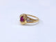 Bague 59 Bague jonc en or jaune 18K avec rubis et diamants 58 Facettes Bag.jonc.R-1801