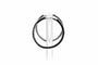 Boucles d'oreilles Créoles contemporaines en or blanc 18 carats et diamants 0,64 ct 58 Facettes 23087