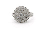 Bague 63 Années 50 - Bague en or blanc et diamants 58 Facettes 23281
