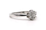 Bague 51 Bague contemporaine en or blanc et diamants 58 Facettes 23255