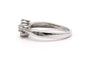 Bague 51 Bague contemporaine en or blanc et diamants 58 Facettes 23255