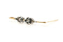 Broche Napoléon III - Broche en or jaune 18 carats et diamants taille rose 58 Facettes B794