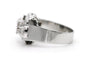 Bague 55 Art déco - Bague en or blanc et diamants 58 Facettes 23294