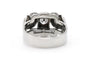 Bague 55 Art déco - Bague en or blanc et diamants 58 Facettes 23294