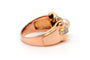 Bague 55 Bague Art déco en or jaune 18 carats, perle et diamants 0,24 ct 58 Facettes 23300