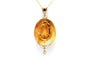 Pendentif Napoléon III - Pendentif en or jaune 18 carats et perles 58 Facettes 23350