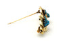 Broche Napoléon III - Broche en or jaune, perles et turquoises 58 Facettes 23349