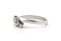 Bague 51 Bague contemporaine en or blanc et diamants 58 Facettes 23339