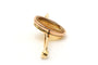 Broche Broche Napoléon III - Intaille sur agate en or jaune 18 carats 58 Facettes 23328