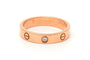Bague 56 Cartier Love - Bague en or rose 18 carats et diamant brillant 58 Facettes 23266