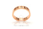 Bague 56 Cartier Love - Bague en or rose 18 carats et diamant brillant 58 Facettes 23266
