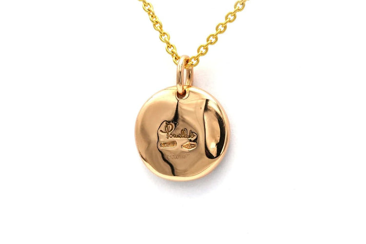 Pendentif Pomellato - Pendentif contemporain en or rose 18 carats et diamants cognac 58 Facettes DEP-BLAN
