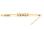 Broche Broche Art déco en or jaune et or blanc 18 carats sertie de diamants 58 Facettes 21514
