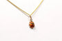 Pendentif Pendentif années 70 en or jaune 18 carats et émail 58 Facettes 21640