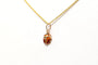 Pendentif Pendentif années 70 en or jaune 18 carats et émail 58 Facettes 21640
