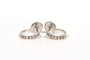 Boucles d'oreilles Boucles d'oreilles contemporaines en or blanc 18 carats et diamants 58 Facettes 21639