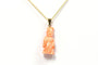 Pendentif Pendentif années 70 en or jaune 18 carats et corail 58 Facettes B455