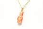 Pendentif Pendentif années 70 en or jaune 18 carats et corail 58 Facettes B455