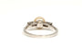 Bague 53 Bague Art déco en or blanc, perle et diamants 58 Facettes 21745