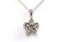 Pendentif Pendentif contemporain en or blanc et diamants 58 Facettes 21736