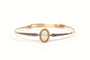 Bracelet Style Wolfers - Bracelet Art nouveau en or jaune 18 carats, opale et diamants 58 Facettes 21497