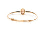 Bracelet Style Wolfers - Bracelet Art nouveau en or jaune 18 carats, opale et diamants 58 Facettes 21497