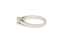 Bague 48 Bague contemporaine en or blanc 18 carats sertie de diamants 58 Facettes 21784
