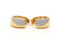 Boucles d'oreilles Boucles d'oreilles contemporaines en or jaune 18 carats et diamants taille brillant 0,448 ct 58 Facettes 21900