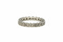 Bague 53 Art Déco - Bague en or blanc 18 carats sertie de diamants taille brillant 58 Facettes B504
