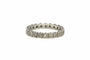 Bague 53 Art Déco - Bague en or blanc 18 carats sertie de diamants taille brillant 58 Facettes B504