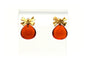 Boucles d'oreilles Boucles d'oreilles contemporaines en or jaune 18 carats, agates et diamants 58 Facettes 20543