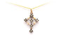 Pendentif Art nouveau - Pendentif en or jaune et blanc, perles et diamants 58 Facettes 20279