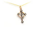 Pendentif Art nouveau - Pendentif en or jaune et blanc, perles et diamants 58 Facettes 20279