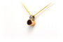 Pendentif Pendentif contemporain en or jaune et blanc 18 carats, tourmaline et diamants 58 Facettes 18568