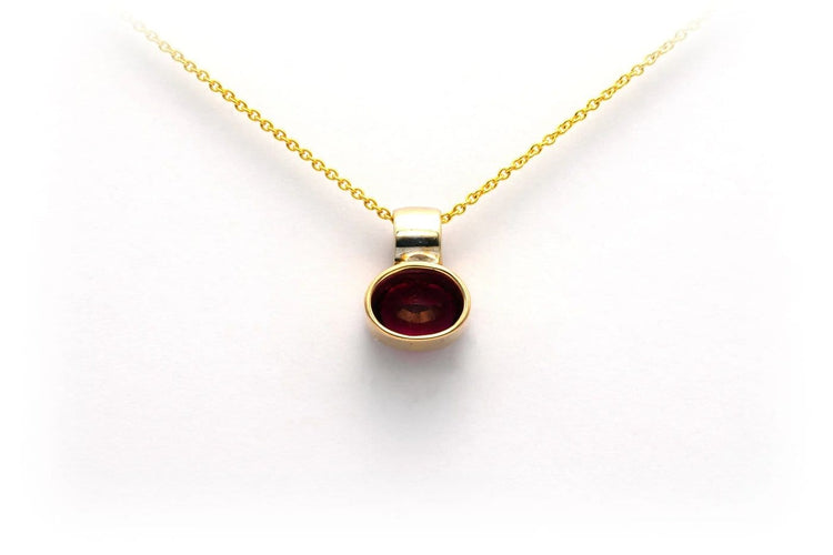 Pendentif Pendentif contemporain en or jaune et blanc 18 carats, tourmaline et diamants 58 Facettes 18568