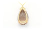 Pendentif Pendentif contemporain en or jaune 18 carats, quartz fumé et diamants 58 Facettes 22322