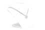 Collier Collier contemporain en or blanc 18 carats serti de diamants taille brillant 0,62 ct 58 Facettes 22336