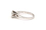 Bague 56 Bague années 80 en or blanc 18 carats sertie d’un diamant 0,65 ct 58 Facettes 18428