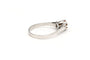Bague 53 Bague années 50 en or blanc 18 carats avec diamant jaune 58 Facettes 20197