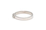 Bague 54 Bague contemporaine en or blanc et diamants 58 Facettes 23060