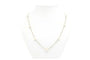 Collier Collier Art déco en or blanc 18 carats serti de perles 58 Facettes 22172